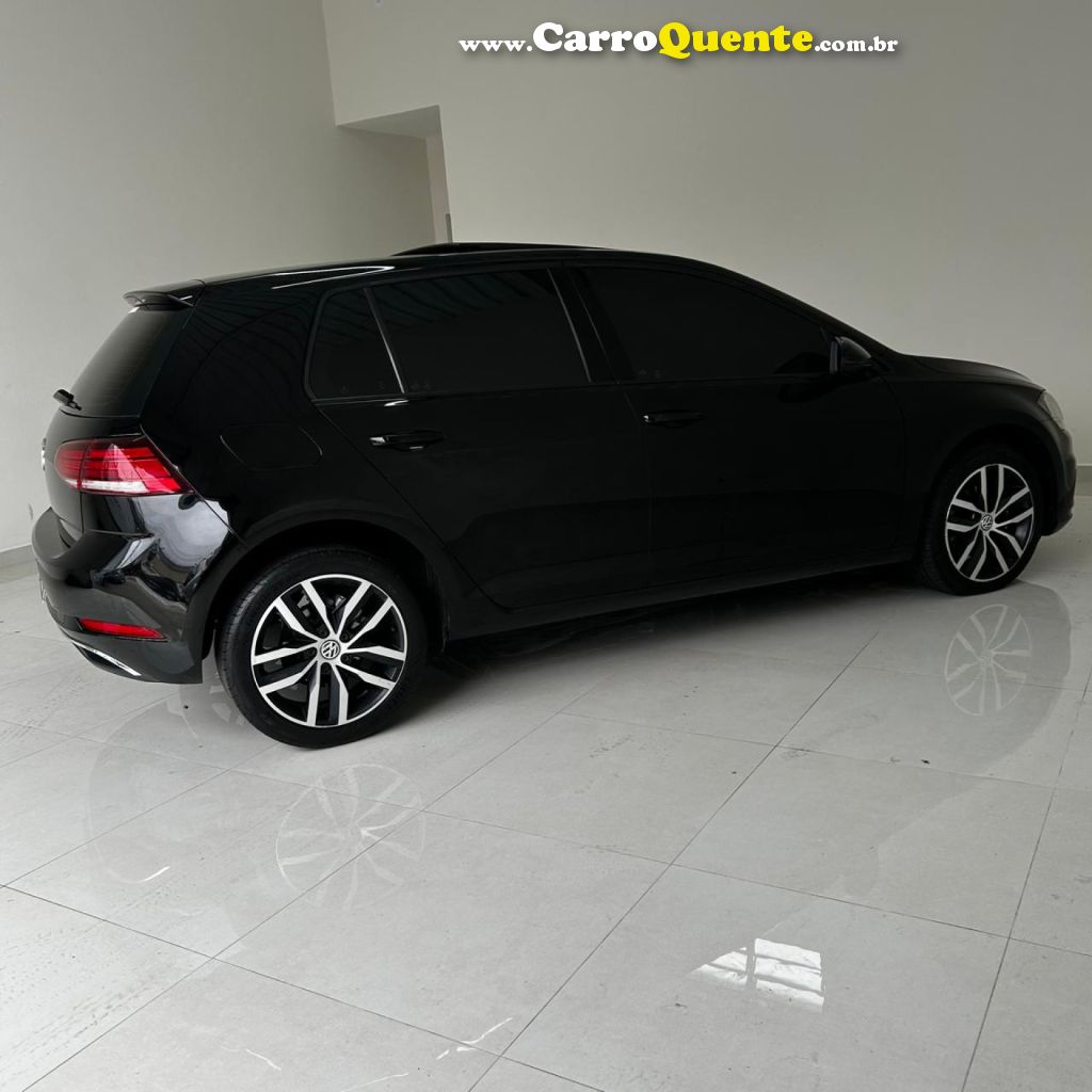 VOLKSWAGEN   GOLF COMFORT. 200 TSI 1.0 FLEX 12V AUT.   PRETO 2018 1.0 FLEX - Loja