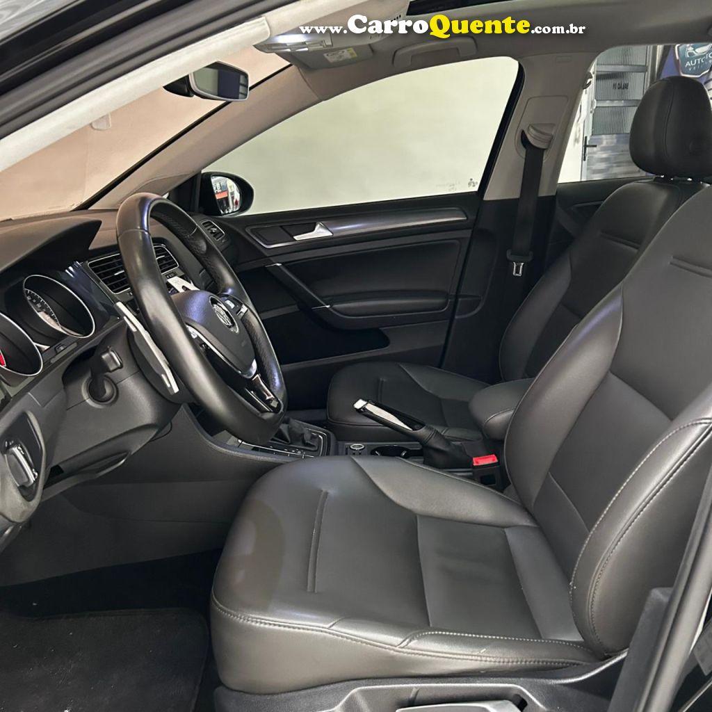 VOLKSWAGEN   GOLF COMFORT. 200 TSI 1.0 FLEX 12V AUT.   PRETO 2018 1.0 FLEX - Loja
