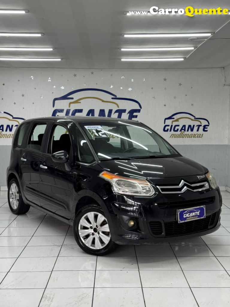 CITROËN   C3 PICASSO GLX 1.6 FLEX 16V 5P MEC.   PRETO 2012 1.6 FLEX - Loja