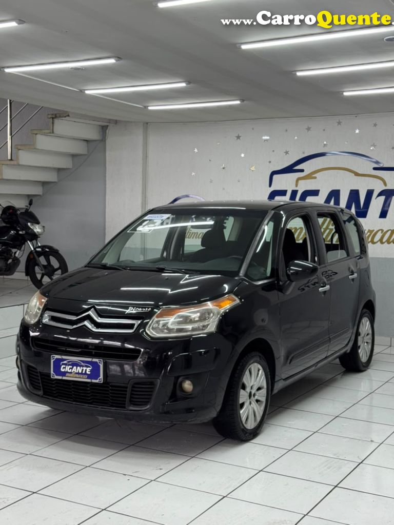 CITROËN   C3 PICASSO GLX 1.6 FLEX 16V 5P MEC.   PRETO 2012 1.6 FLEX - Loja