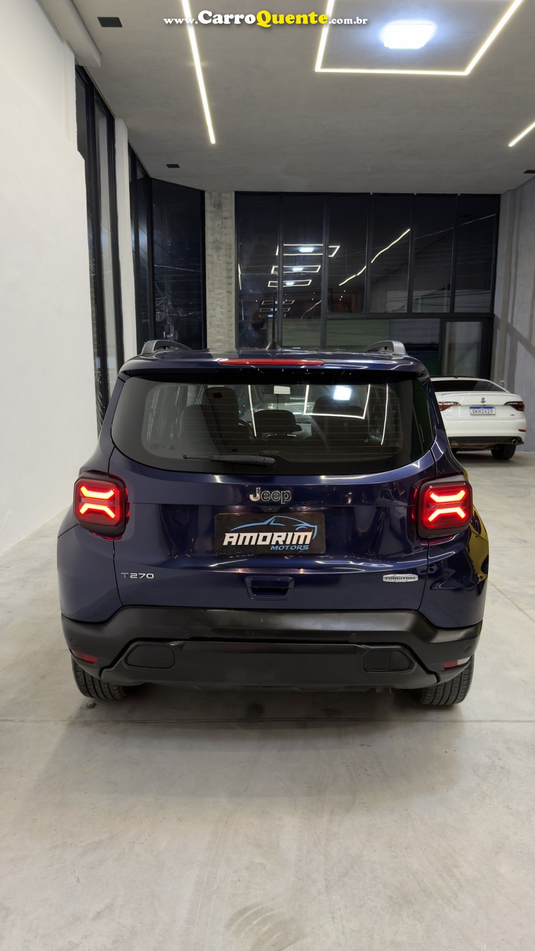 JEEP   RENEGADE LONG. T270 1.3 TB 4X2 FLEX AUT.   AZUL 2024 1.3 FLEX - Loja