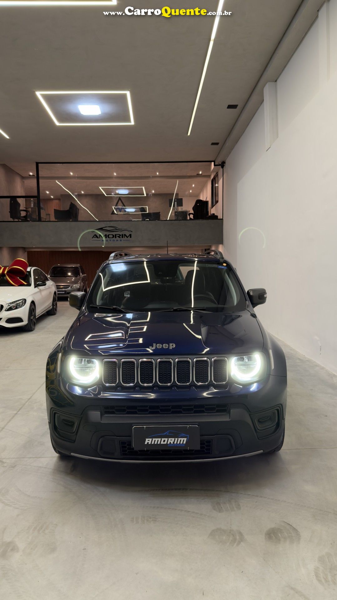 JEEP   RENEGADE LONG. T270 1.3 TB 4X2 FLEX AUT.   AZUL 2024 1.3 FLEX - Loja
