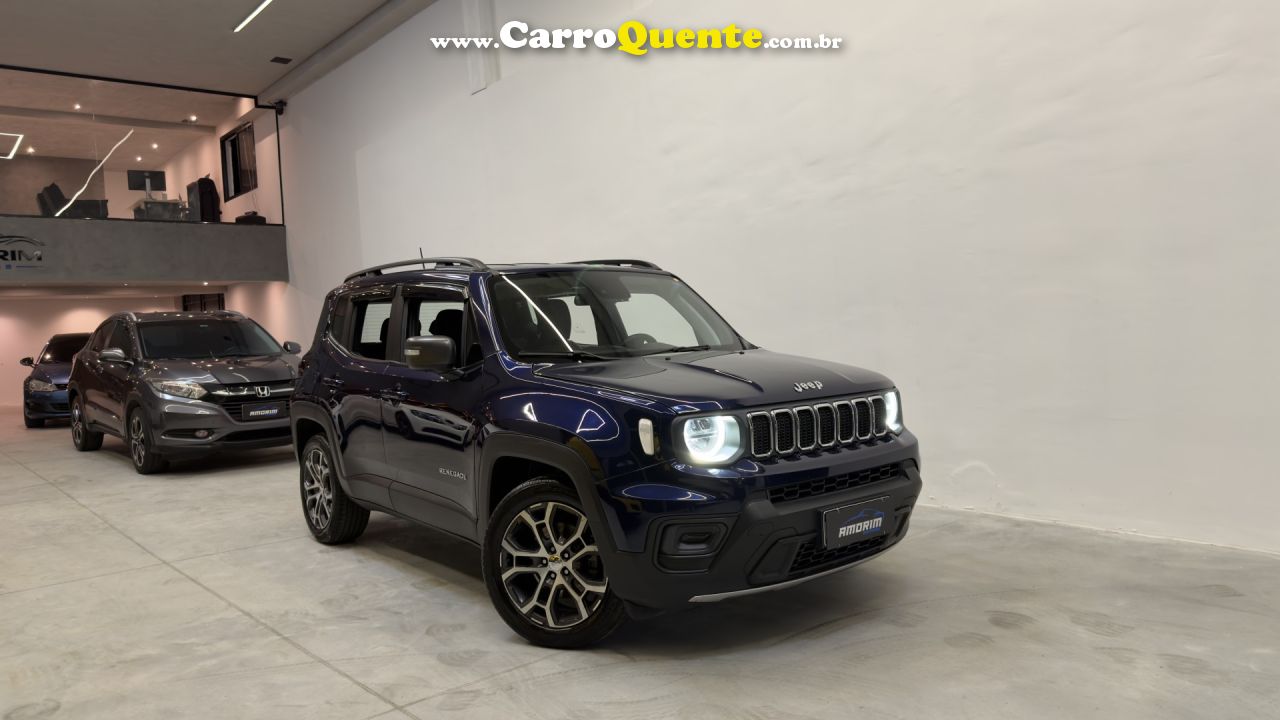 JEEP   RENEGADE LONG. T270 1.3 TB 4X2 FLEX AUT.   AZUL 2024 1.3 FLEX - Loja