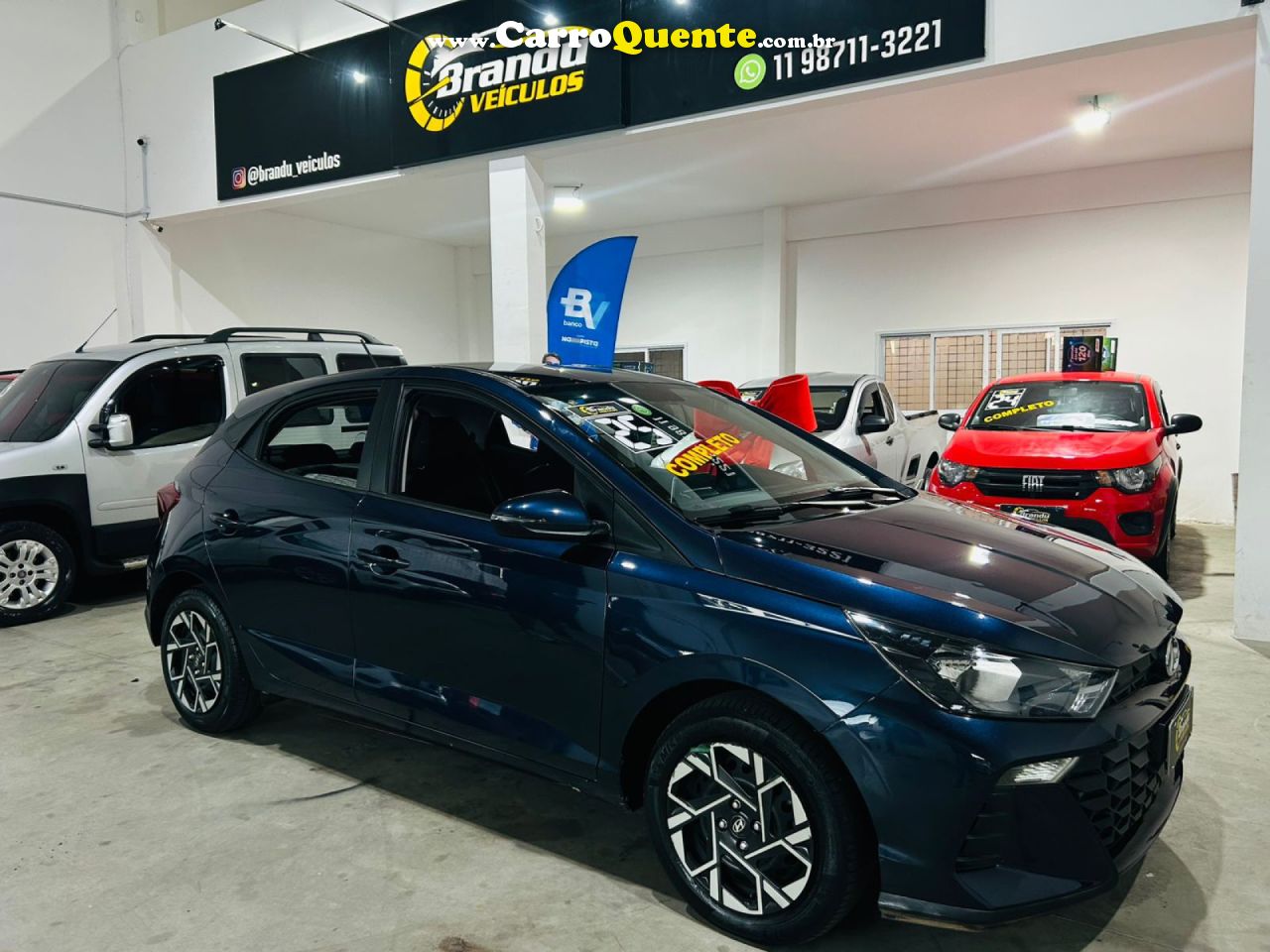 HYUNDAI   HB20 COMF.C.PLUSC.STYLE 1.0 FLEX 12V   AZUL 2025 1.0 FLEX - Loja