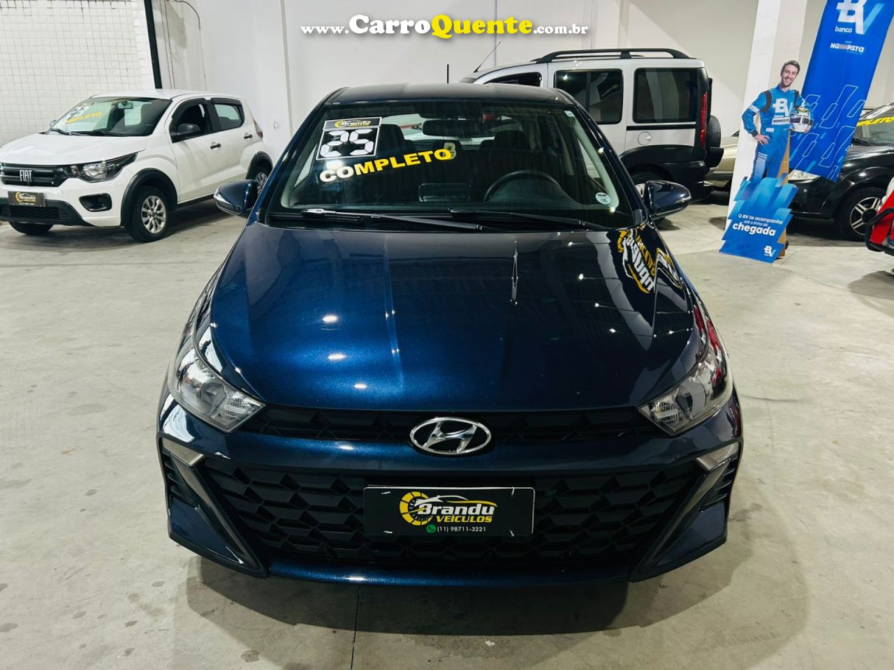 HYUNDAI   HB20 COMF.C.PLUSC.STYLE 1.0 FLEX 12V   AZUL 2025 1.0 FLEX - Loja