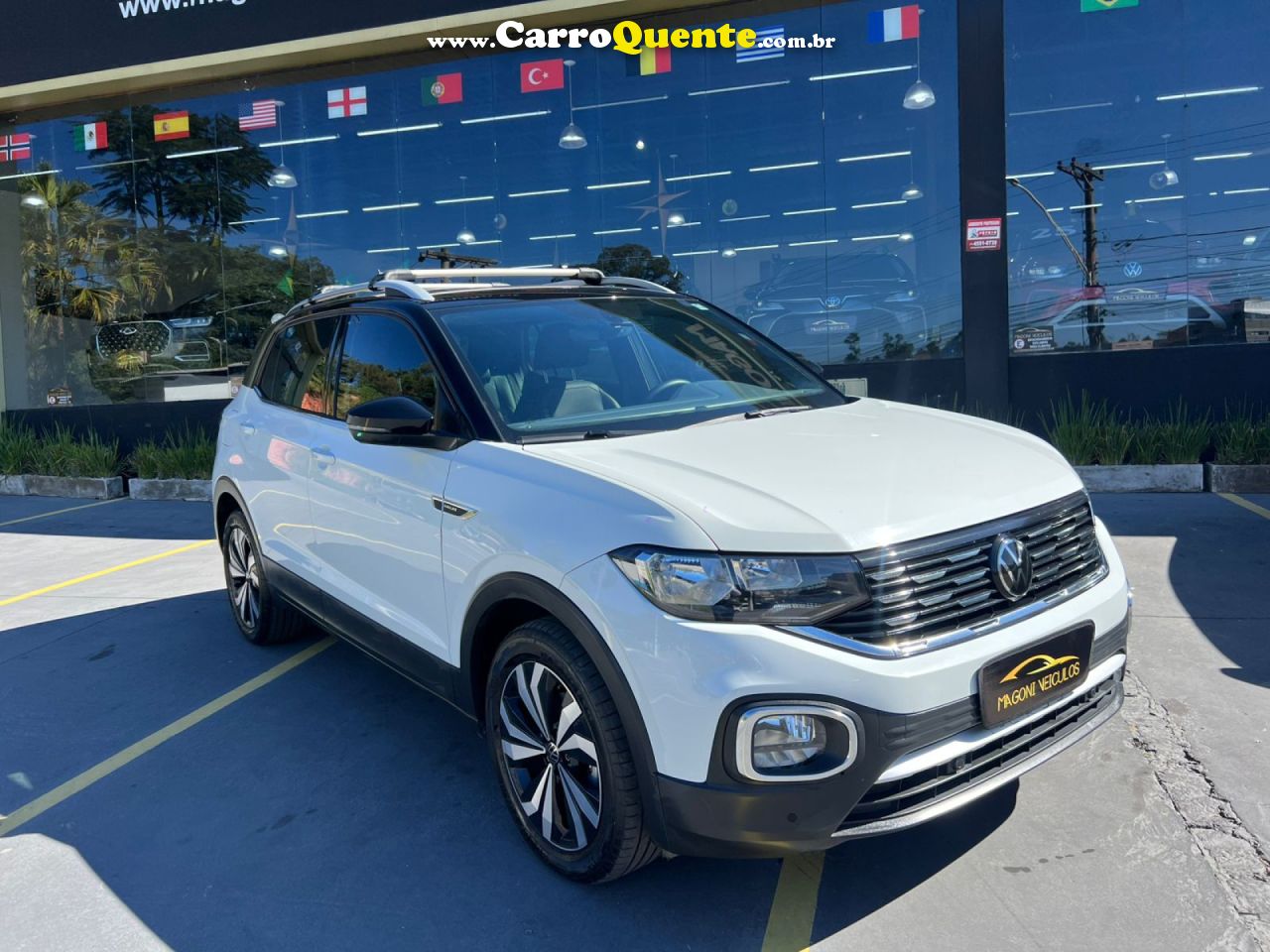 VOLKSWAGEN   T-CROSS HIG. 250 TSI 1.4 FLEX 16V 5P AUT   BRANCO 2023 1.4 FLEX - Loja