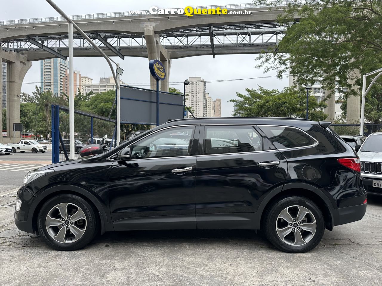 HYUNDAI   GRAND SANTA FÉ  3.3 V6 4X4 TIPTRONIC   PRETO 2015 3.3 GASOLINA - Loja