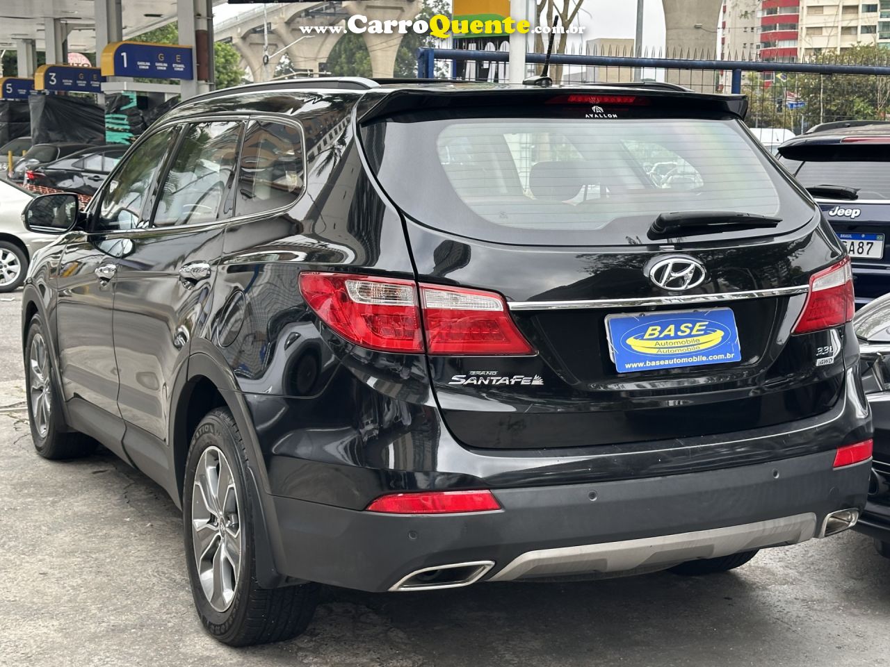 HYUNDAI   GRAND SANTA FÉ  3.3 V6 4X4 TIPTRONIC   PRETO 2015 3.3 GASOLINA - Loja