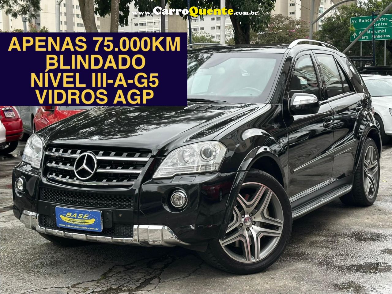 MERCEDES-BENZ   ML-63 AMG 6.2 V8 32V 510CV   PRETO 2010 6.2 V8 GASOLINA - Loja