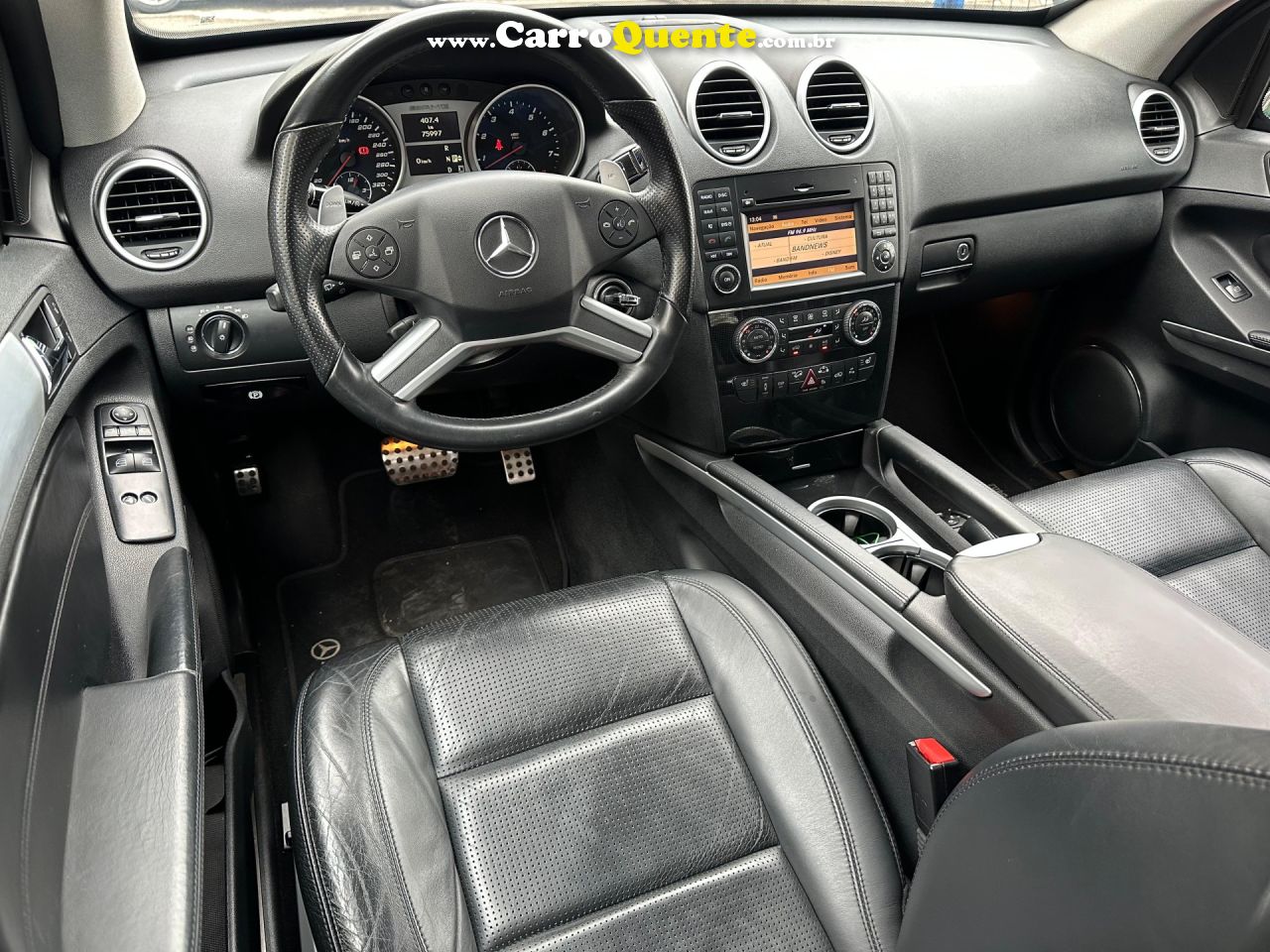 MERCEDES-BENZ   ML-63 AMG 6.2 V8 32V 510CV   PRETO 2010 6.2 V8 GASOLINA - Loja