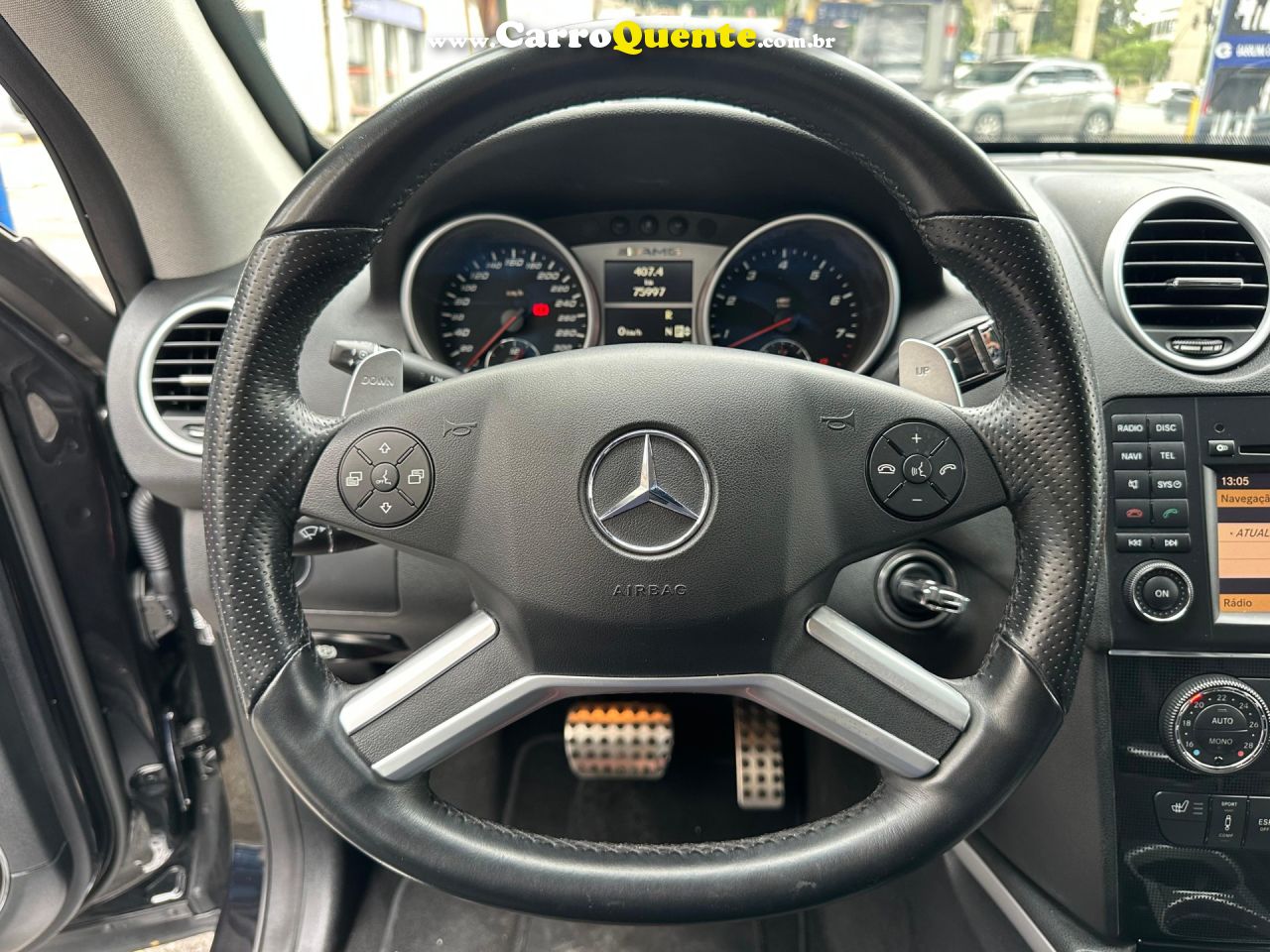 MERCEDES-BENZ   ML-63 AMG 6.2 V8 32V 510CV   PRETO 2010 6.2 V8 GASOLINA - Loja