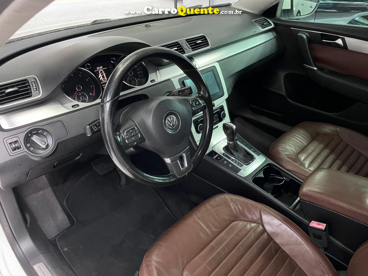 VOLKSWAGEN   PASSAT 2.0 T   BRANCO 2012 2.0 GASOLINA - Loja