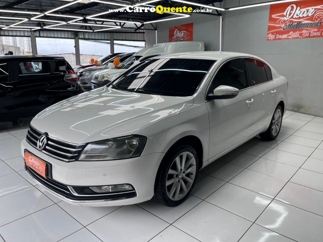VOLKSWAGEN   PASSAT 2.0 T   BRANCO 2012 2.0 GASOLINA - Loja