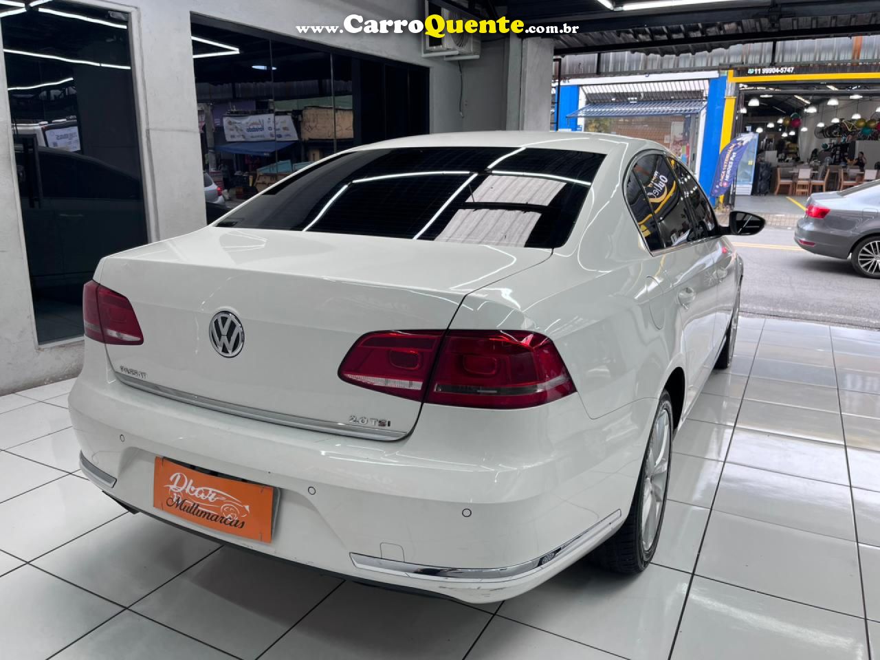 VOLKSWAGEN   PASSAT 2.0 T   BRANCO 2012 2.0 GASOLINA - Loja