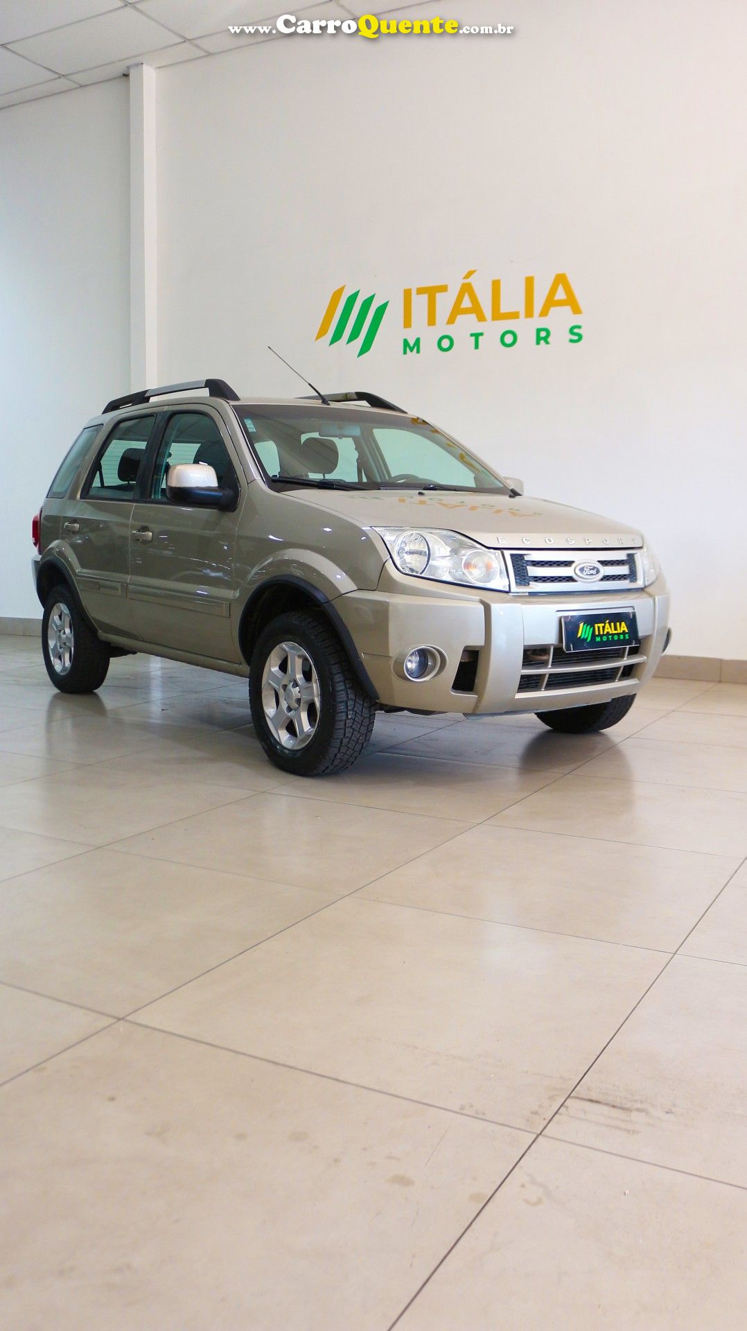 FORD   ECOSPORT XLT 2.0 2.0 FLEX 16V 5P AUT.   PRATA 2012 2.0 FLEX - Loja