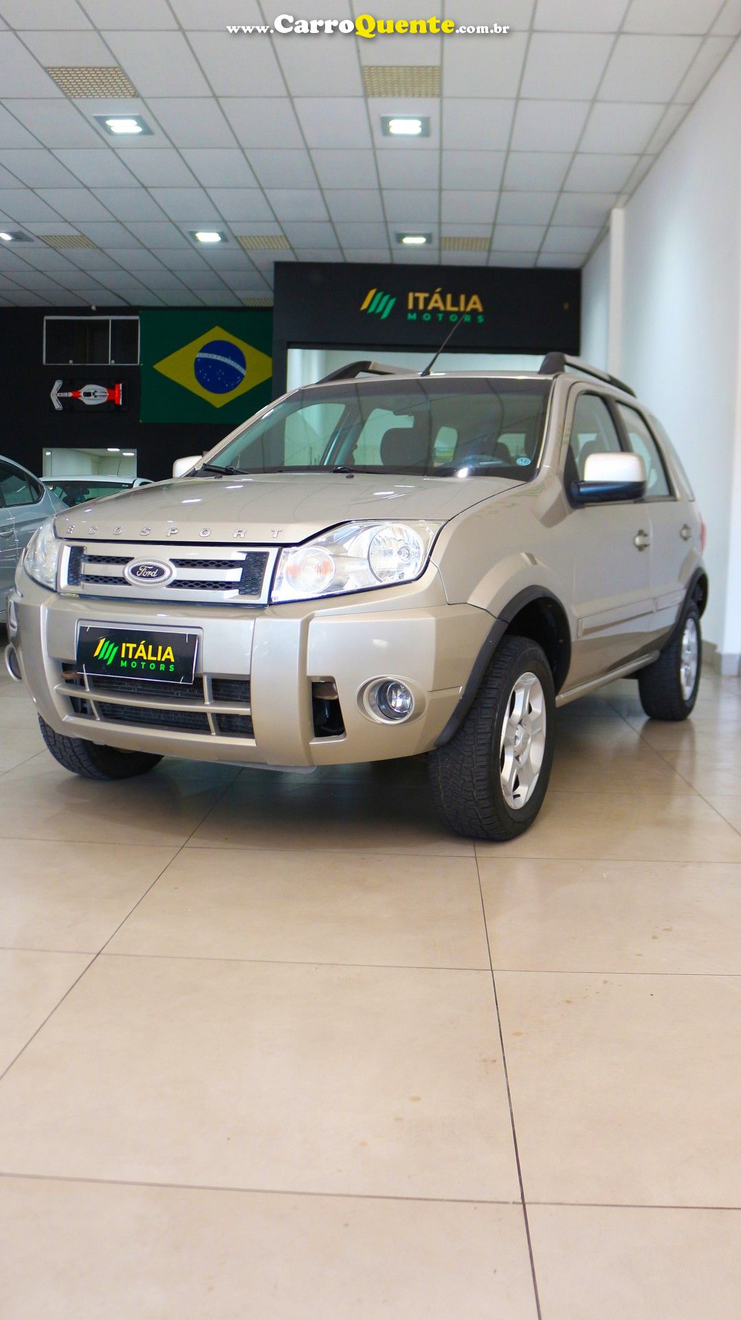 FORD   ECOSPORT XLT 2.0 2.0 FLEX 16V 5P AUT.   PRATA 2012 2.0 FLEX - Loja