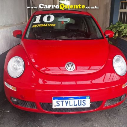 VOLKSWAGEN   NEW BEETLE 2.0 MI MEC.AUT.   VERMELHO 2010 2.0 GASOLINA