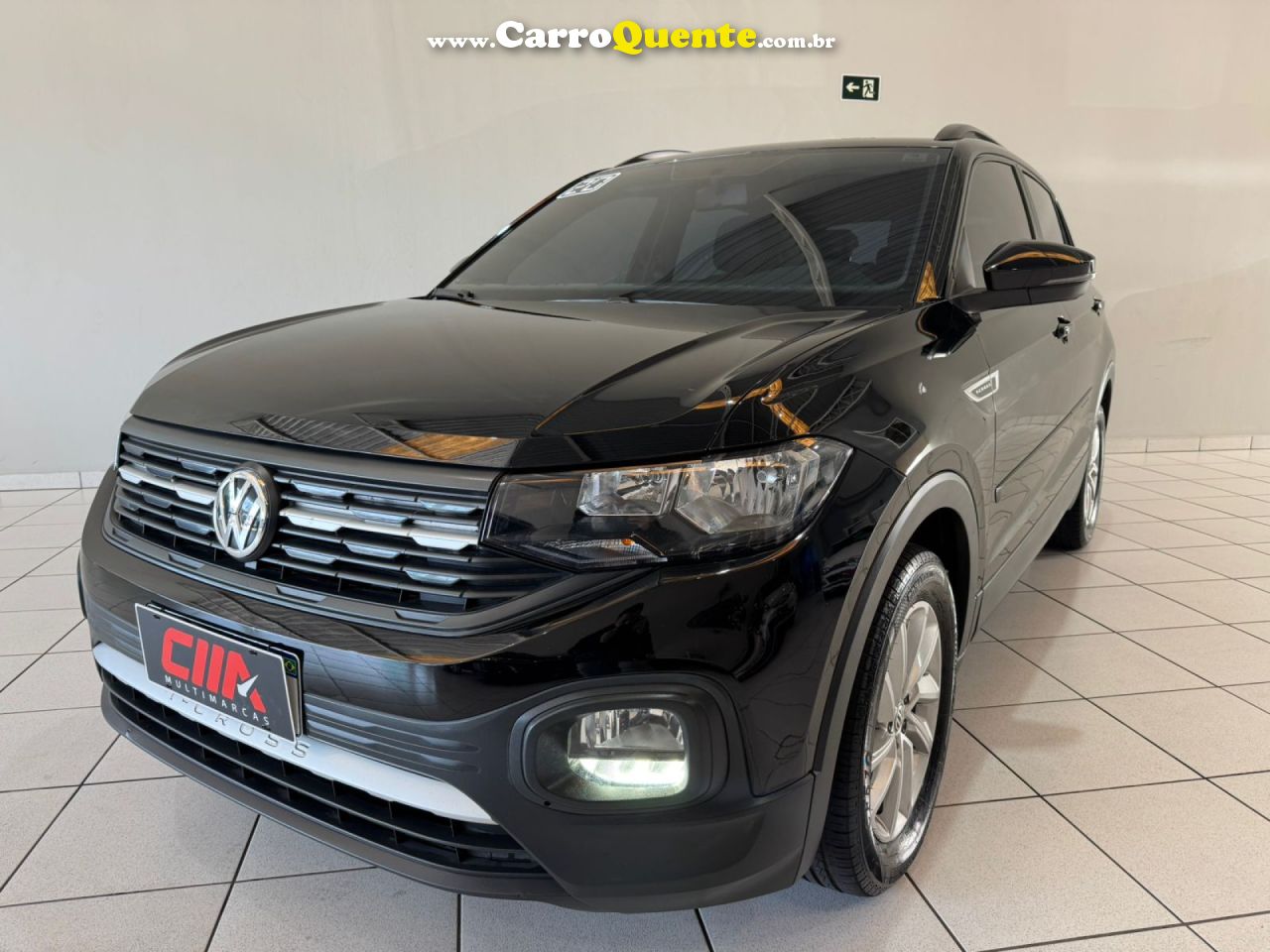 VOLKSWAGEN   T-CROSS SENSE 1.0 TSI FLEX 5P AUT.   PRETO 2020 1.0 FLEX - Loja