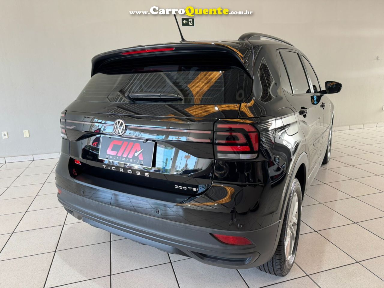 VOLKSWAGEN   T-CROSS SENSE 1.0 TSI FLEX 5P AUT.   PRETO 2020 1.0 FLEX - Loja