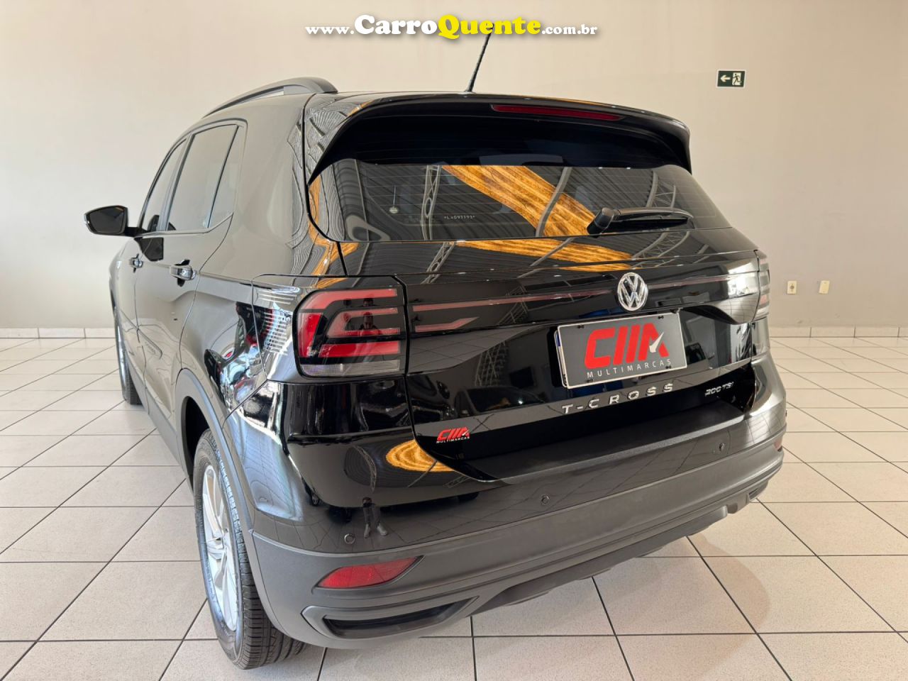VOLKSWAGEN   T-CROSS SENSE 1.0 TSI FLEX 5P AUT.   PRETO 2020 1.0 FLEX - Loja