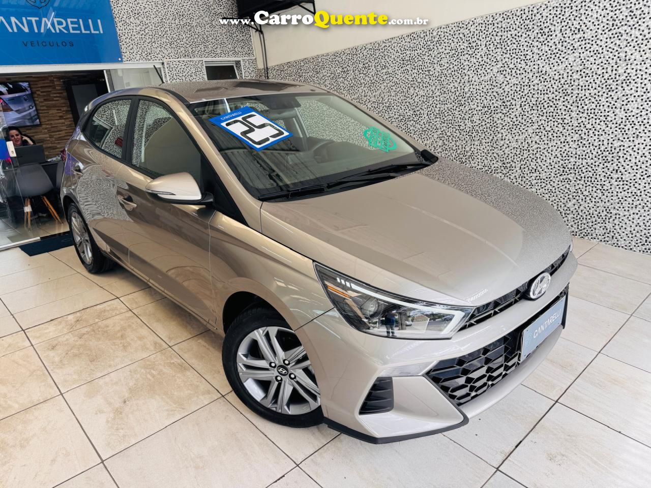 HYUNDAI   HB20 COMFORT PLUS 1.0 TB FLEX 12V AUT.   PRATA 2025 1.0 FLEX - Loja