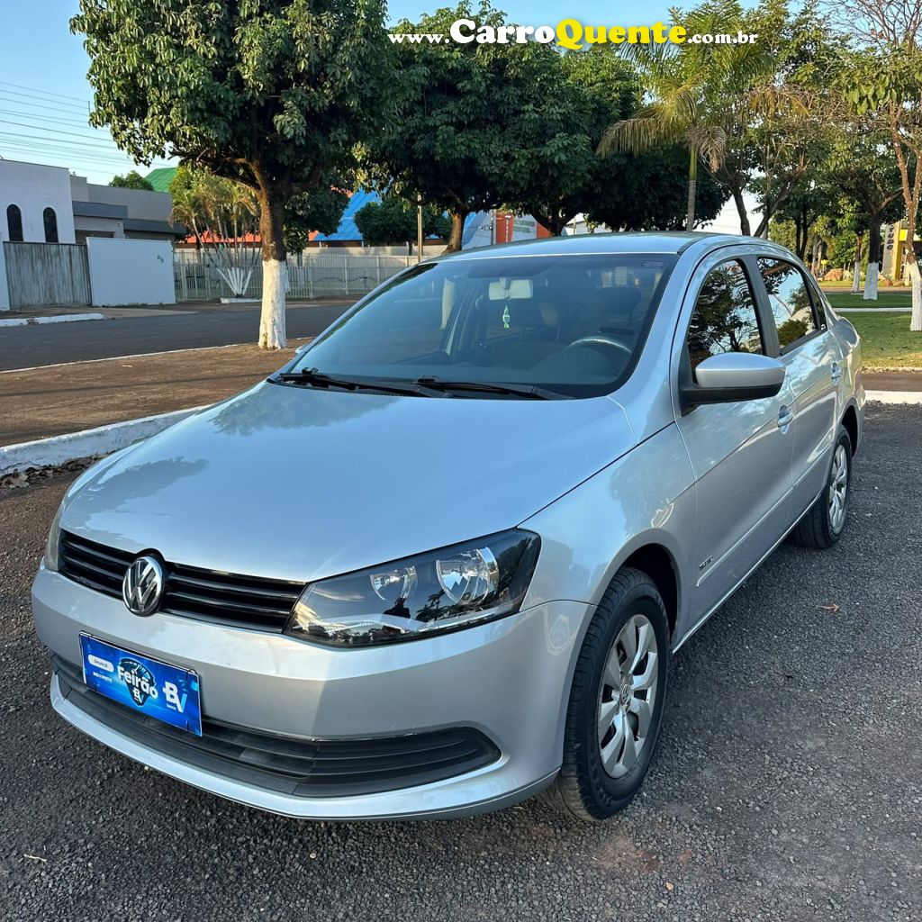 VOLKSWAGEN   VOYAGE  TRENDLINE 1.0 T.FLEX 8V 4P   PRATA 2014 1.0 FLEX - Loja