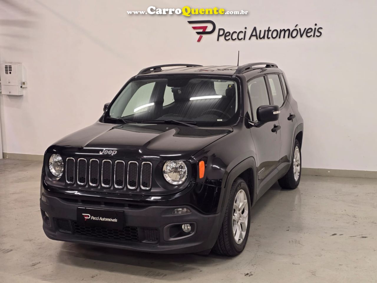 JEEP   RENEGADE SPORT 1.8 4X2 FLEX 16V AUT.   PRETO 2018 1.8 FLEX - Loja