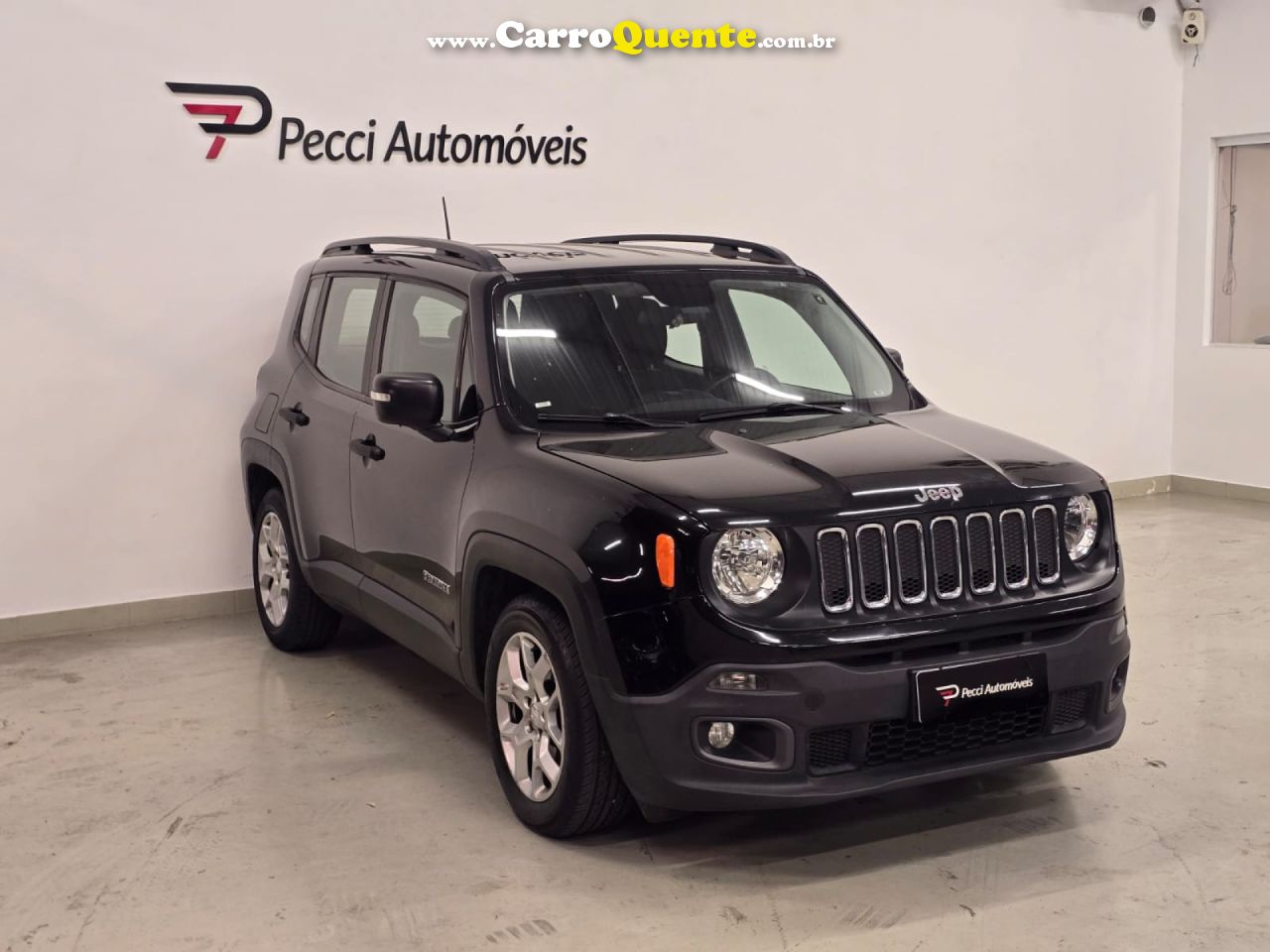 JEEP   RENEGADE SPORT 1.8 4X2 FLEX 16V AUT.   PRETO 2018 1.8 FLEX - Loja