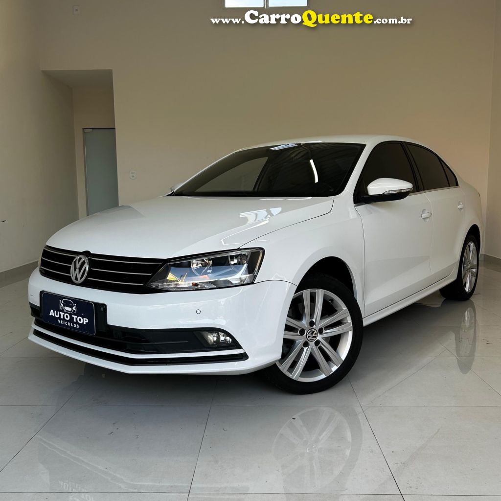 VOLKSWAGEN   JETTA HIGHLINE 2.0 TSI 16V 4P TIPTRONIC   BRANCO 2015 2.0 GASOLINA - Loja