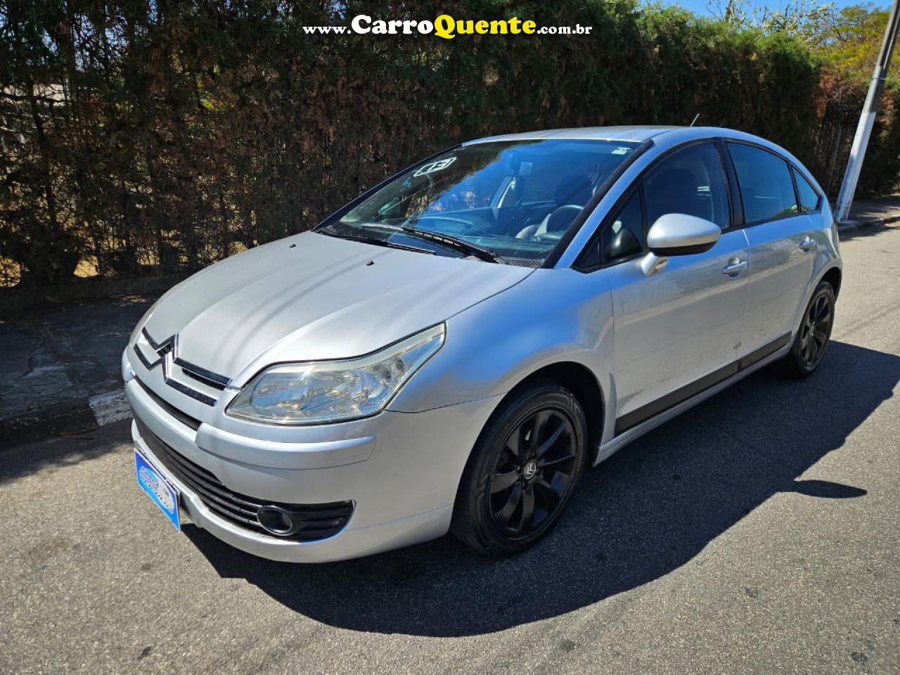 CITROËN   C4 GLX 1.6 FLEX 16V 5P MEC.   PRATA 2013 1.6 FLEX - Loja