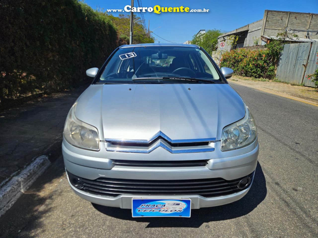 CITROËN   C4 GLX 1.6 FLEX 16V 5P MEC.   PRATA 2013 1.6 FLEX - Loja