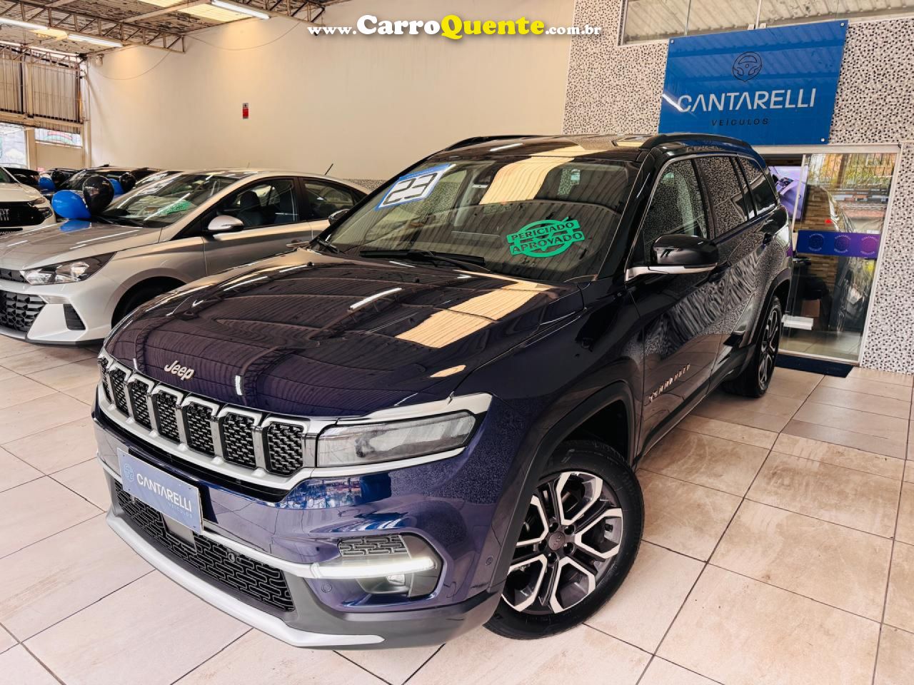 JEEP   COMMANDER LIMITED T270 1.3 TB FLEX AUT.   AZUL 2023 1.3 FLEX - Loja