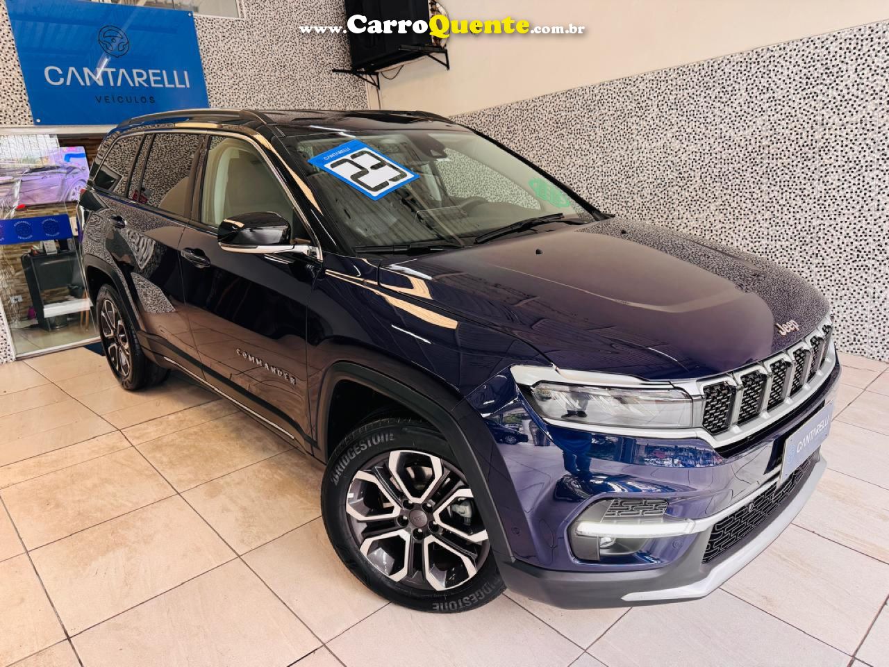 JEEP   COMMANDER LIMITED T270 1.3 TB FLEX AUT.   AZUL 2023 1.3 FLEX - Loja