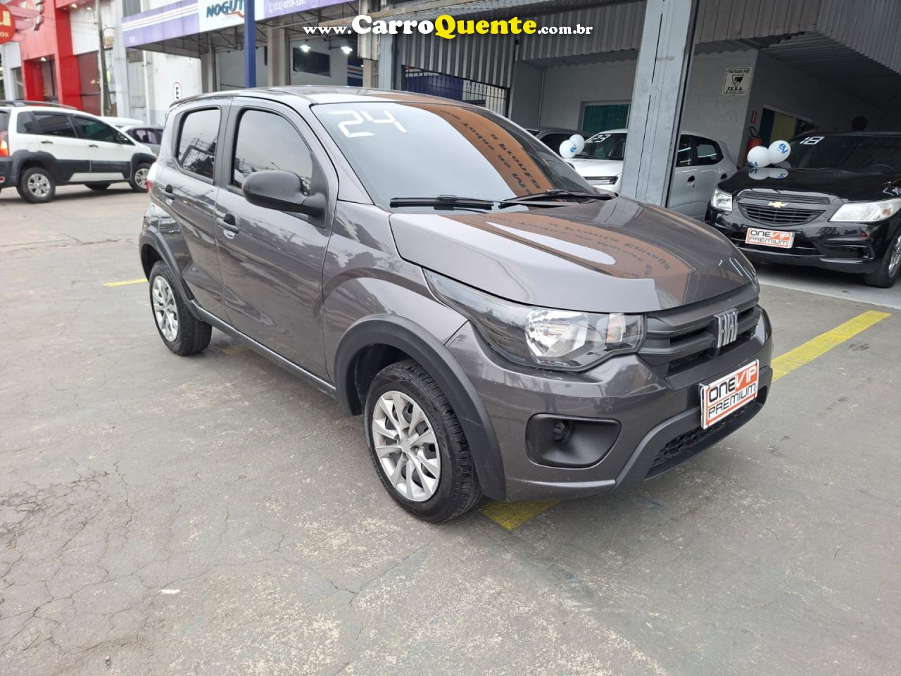 FIAT   MOBI LIKE 1.0 FIRE FLEX 5P.   CINZA 2024 1.0 FLEX - Loja
