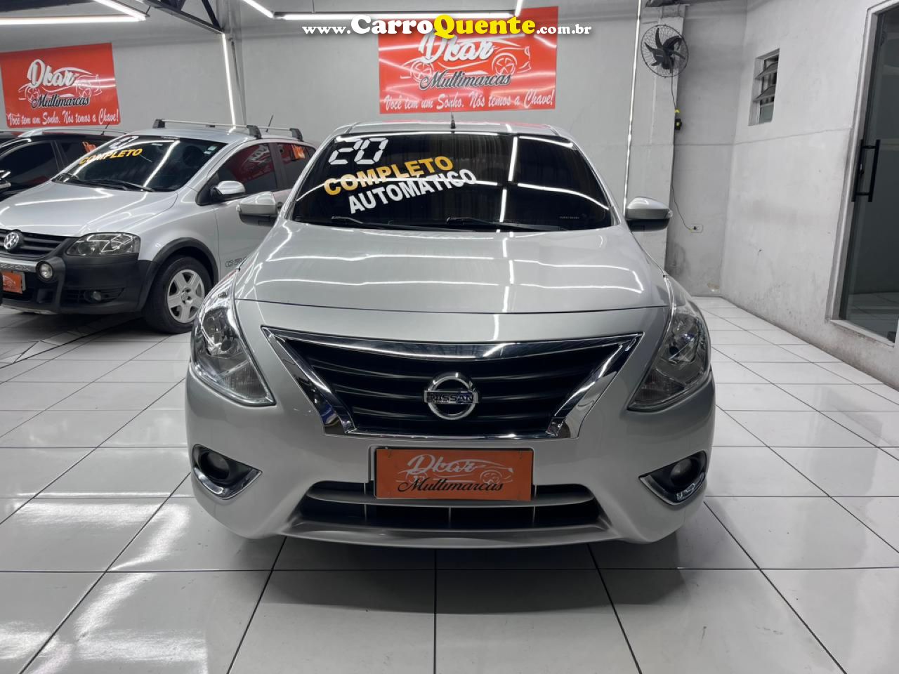 NISSAN   VERSA 16SL CVT   PRATA 2020 1.6 FLEX - Loja