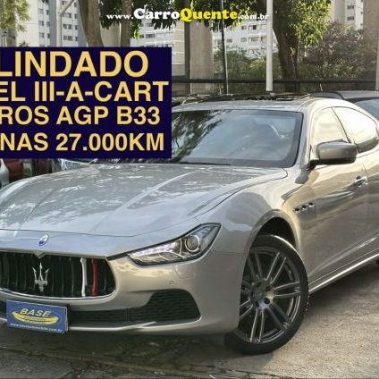 MASERATI   GHIBLI S Q4 3.0 V6 AUT.   PRATA 2014 3.0 V6 GASOLINA