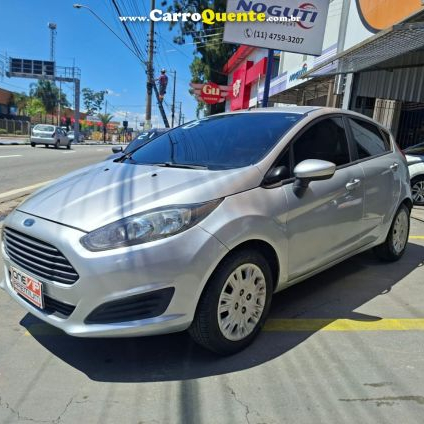 FORD   NEW FIESTA 1.5 MEC   PRATA 2016 1.5 FLEX