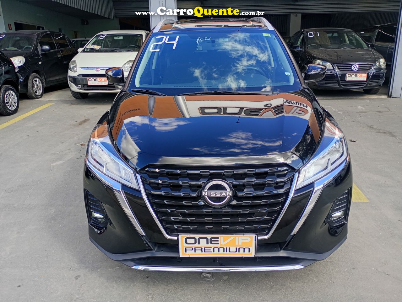 NISSAN   KICKS SENSE 1.6 16V FLEX AUT.   PRETO 2024 1.6 FLEX - Loja