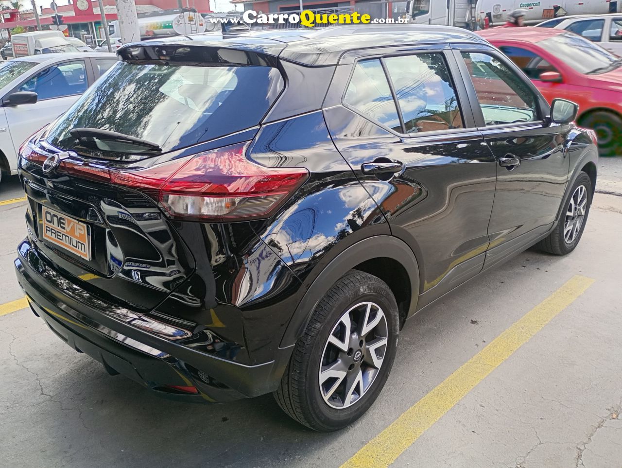 NISSAN   KICKS SENSE 1.6 16V FLEX AUT.   PRETO 2024 1.6 FLEX - Loja