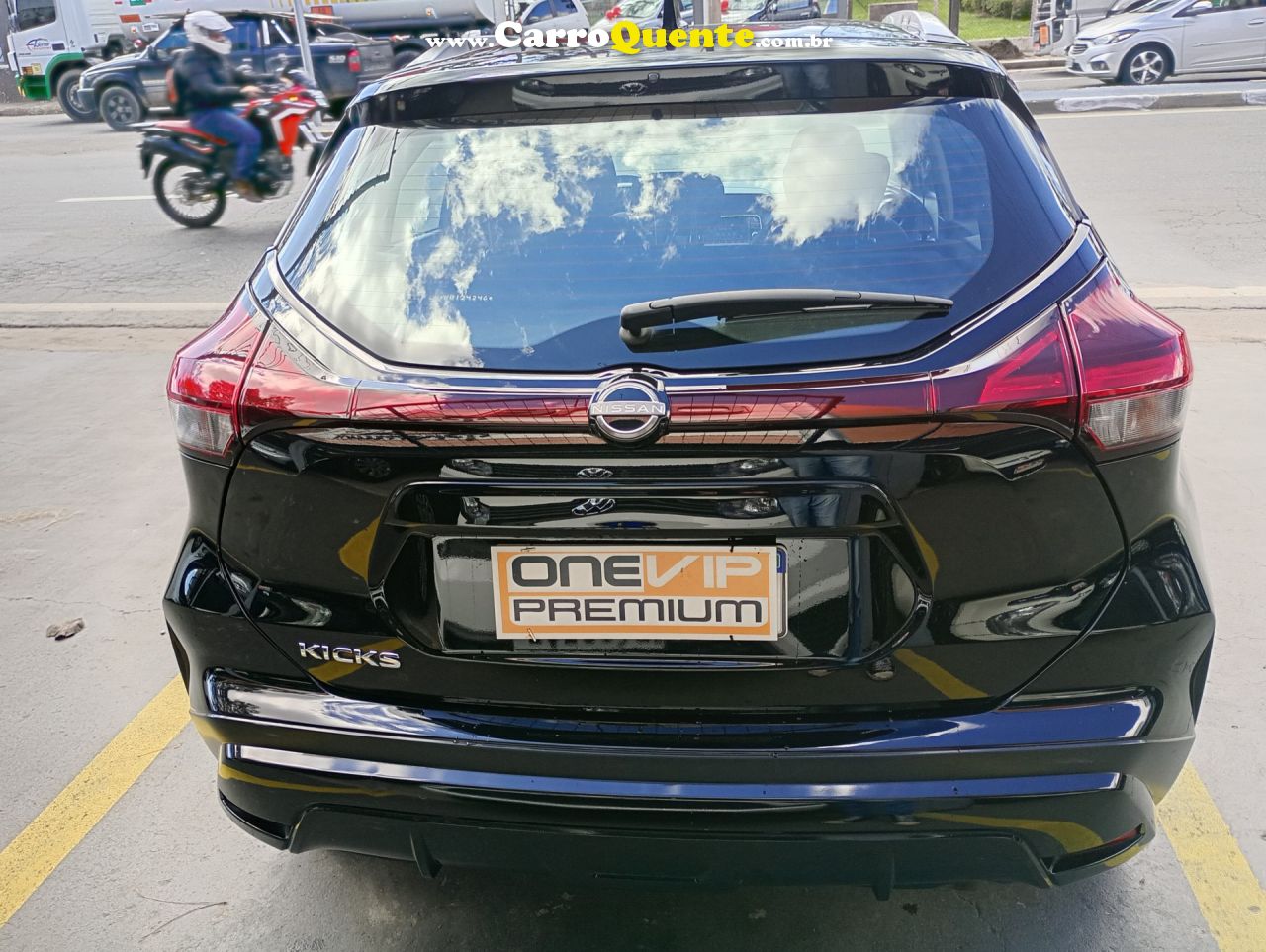 NISSAN   KICKS SENSE 1.6 16V FLEX AUT.   PRETO 2024 1.6 FLEX - Loja