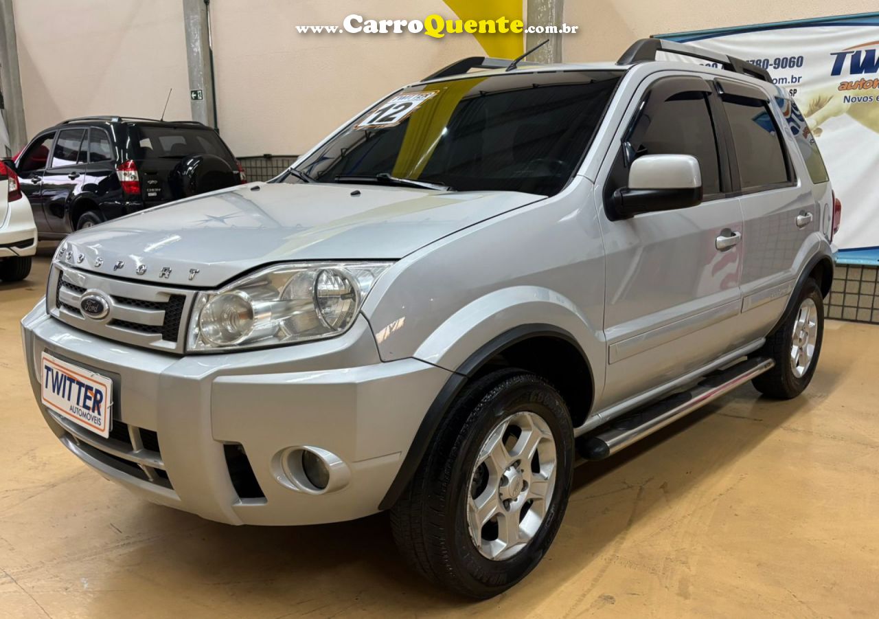 FORD   ECOSPORT XLT 2.0 2.0 FLEX 16V 5P AUT.   PRATA 2012 2.0 FLEX - Loja