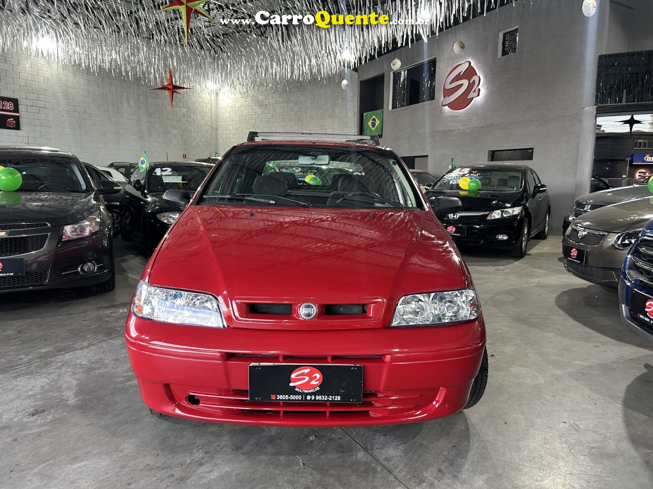 FIAT   PALIO 1.0 TROFEO 1.0 FIRE FIRE FLEX 4P   VERMELHO 2004 1.0 FLEX - Loja
