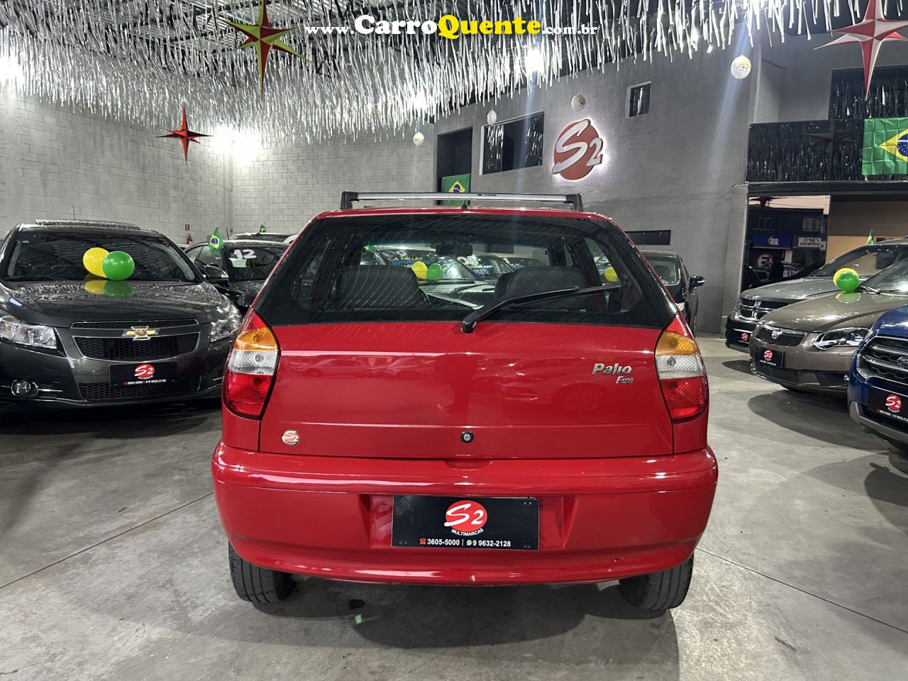 FIAT   PALIO 1.0 TROFEO 1.0 FIRE FIRE FLEX 4P   VERMELHO 2004 1.0 FLEX - Loja