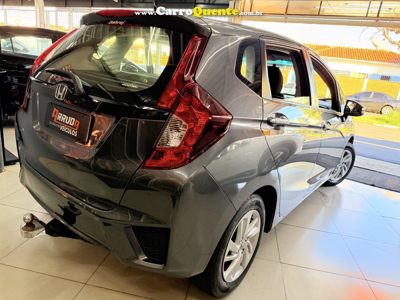 HONDA   FIT DX 1.5 FLEXONE 16V 5P AUT.   CINZA 2017 1.5 FLEX - Loja