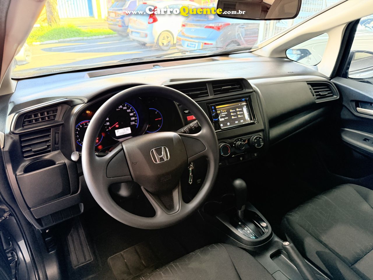 HONDA   FIT DX 1.5 FLEXONE 16V 5P AUT.   CINZA 2017 1.5 FLEX - Loja