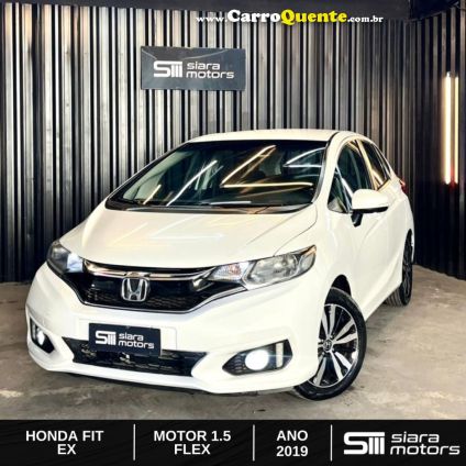 HONDA   FIT EXSEX 1.5 FLEXFLEXONE 16V 5P AUT.   BRANCO 2019 1.5 GASOLINA