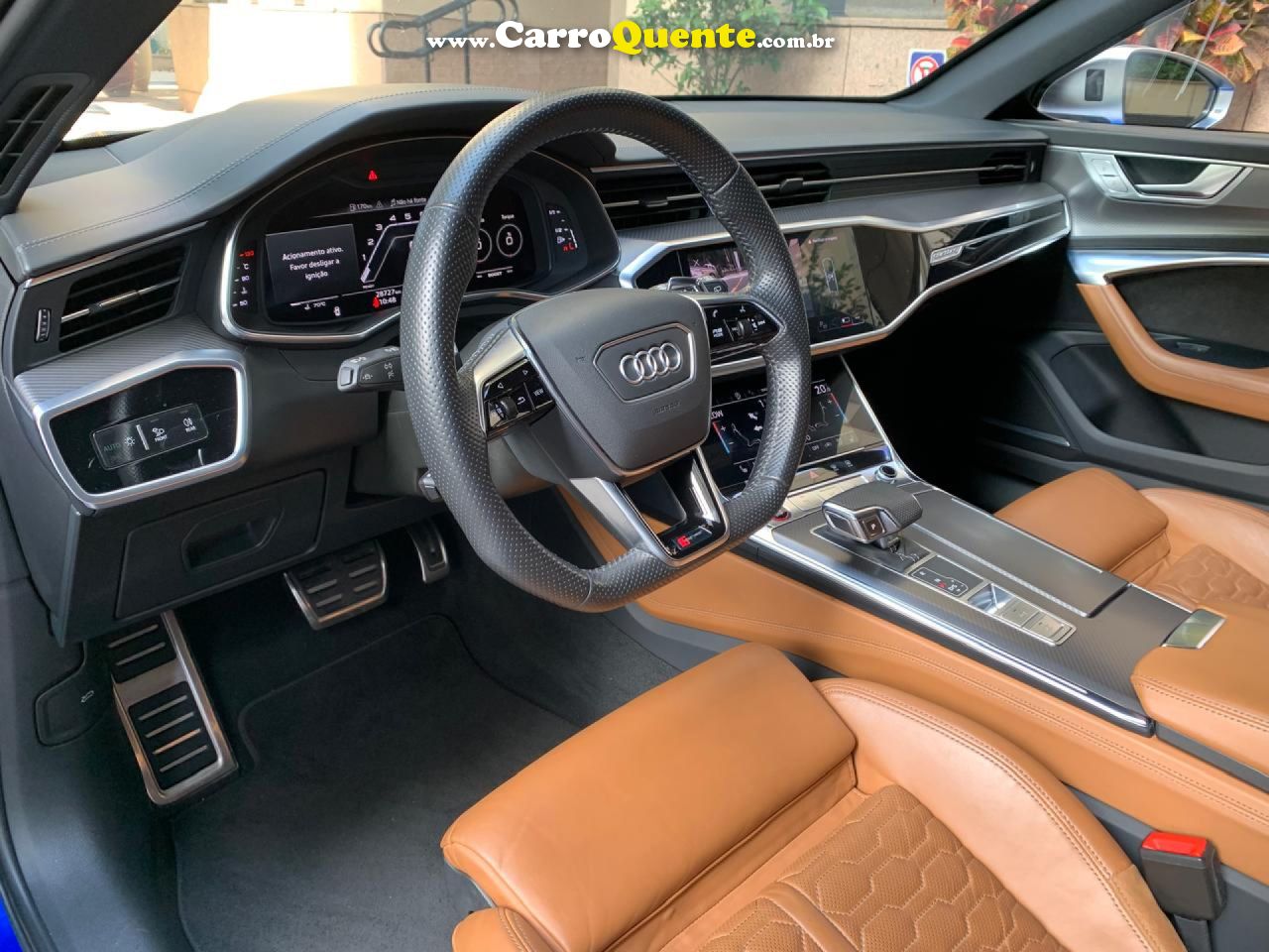 AUDI   4.0 AVANT V8 TWINTURBO MHEV TIPTRONIC   AZUL 2021 4.0 GASOLINA - Loja