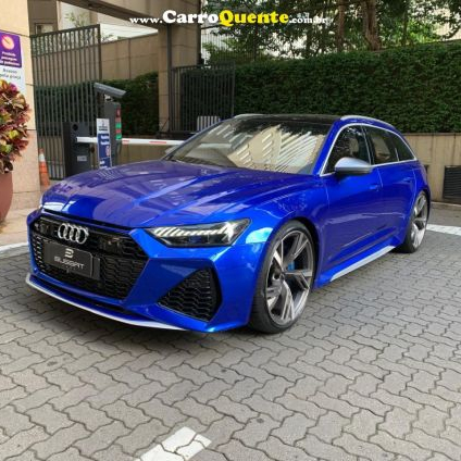 AUDI   4.0 AVANT V8 TWINTURBO MHEV TIPTRONIC   AZUL 2021 4.0 GASOLINA