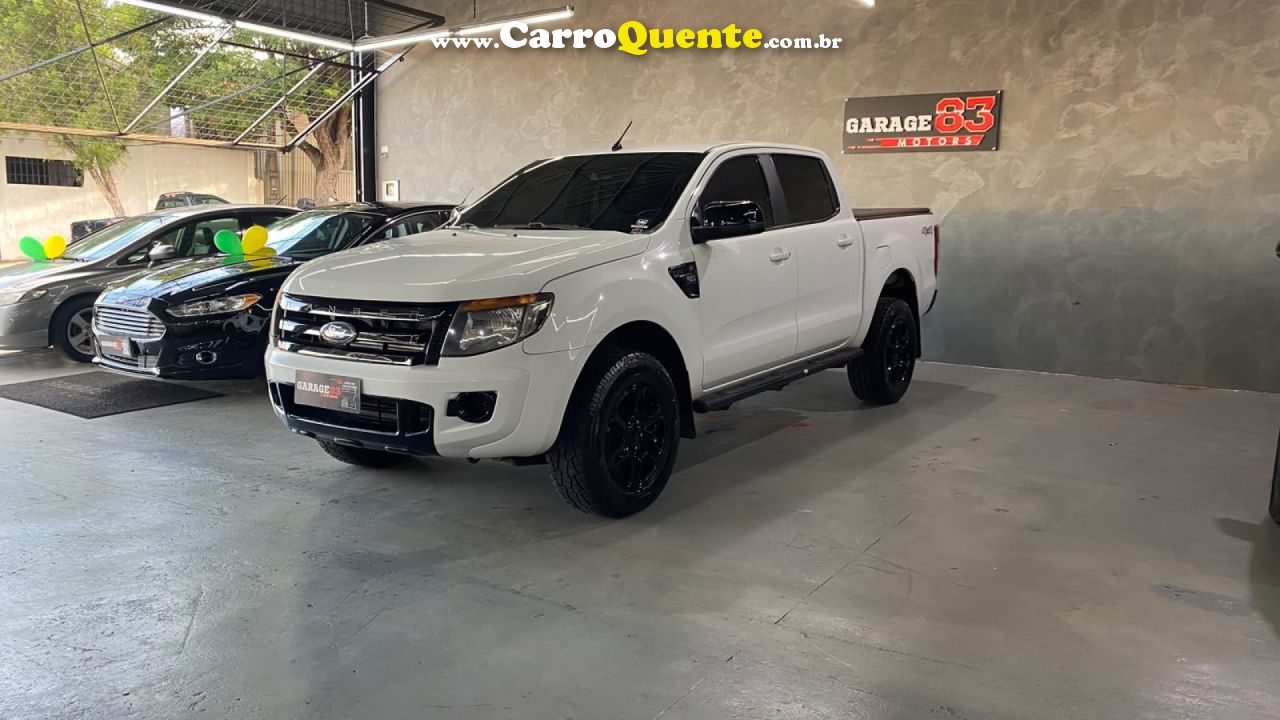 FORD   RANGER XL 2.2 4X4 CS DIESEL MEC.   BRANCO 2014 2.2 DIESEL - Loja