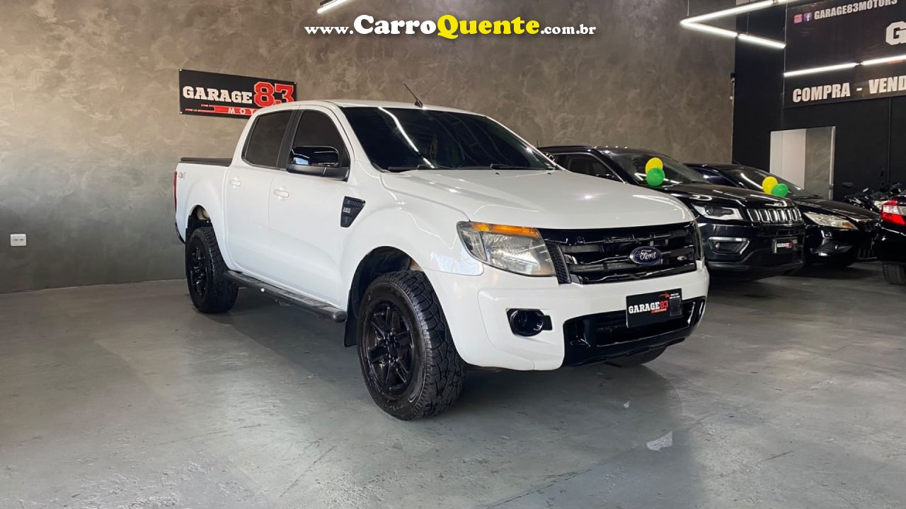 FORD   RANGER XL 2.2 4X4 CS DIESEL MEC.   BRANCO 2014 2.2 DIESEL - Loja